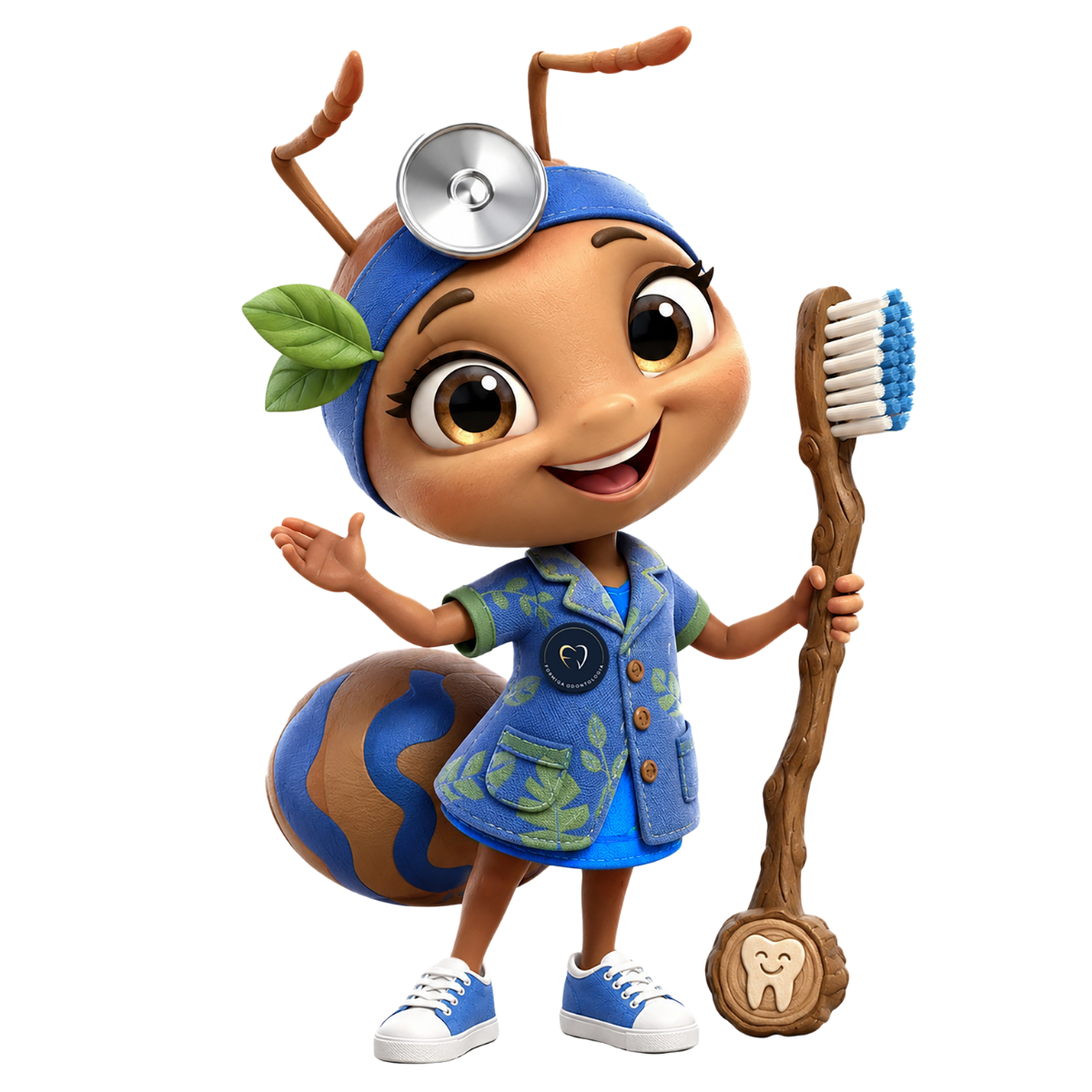 Mascote Formiga Odontologia